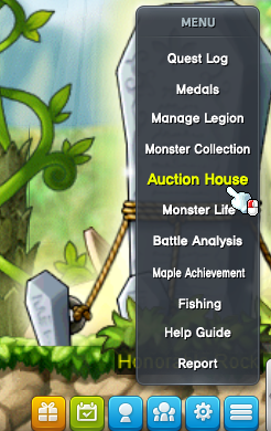Auction House Button