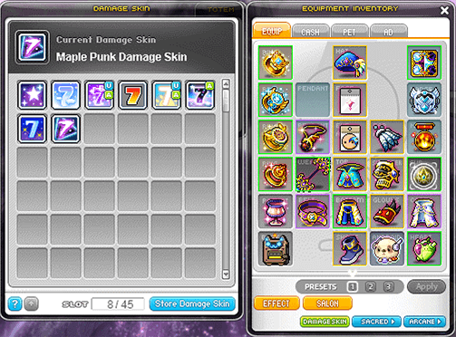 Equipment UI